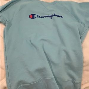 aqua champion crew neck (no longer sold)